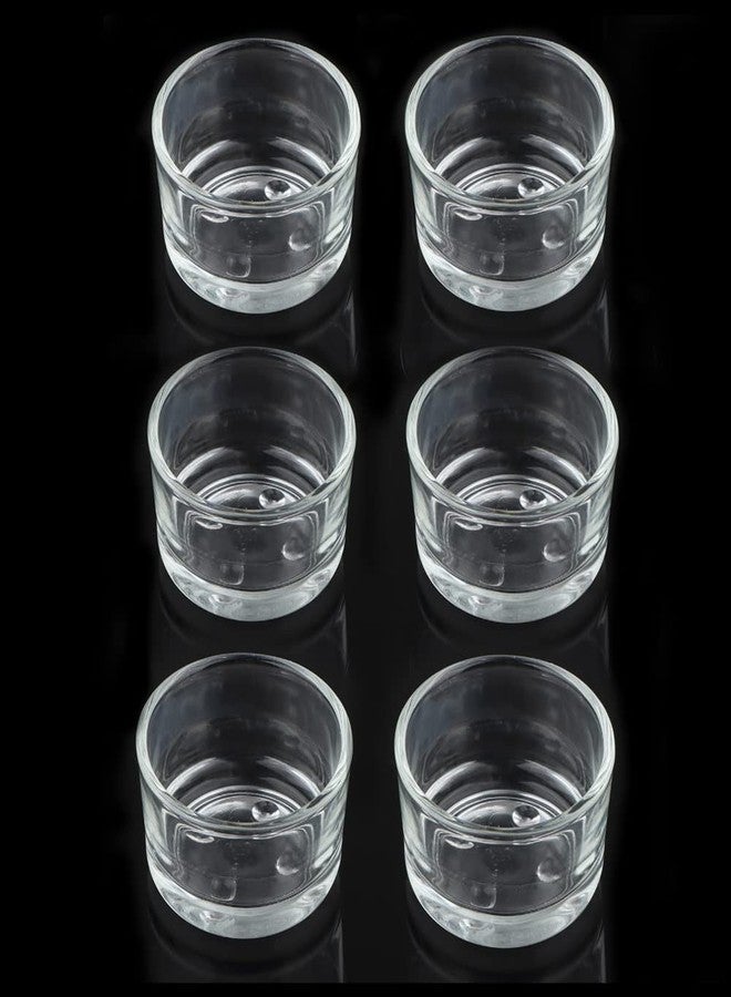 DQITJ 6 Pcs Glass Reptile Feeding Bowl Food Basin Tray Container Water Dish Cup for Small Reptile Lizard Spider Corn Snake Scorpion Centipede Crickets - Image 1